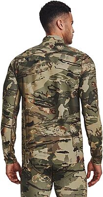 Under Armour ColdGear Infrared Camo Mock Mens Long Sleeve