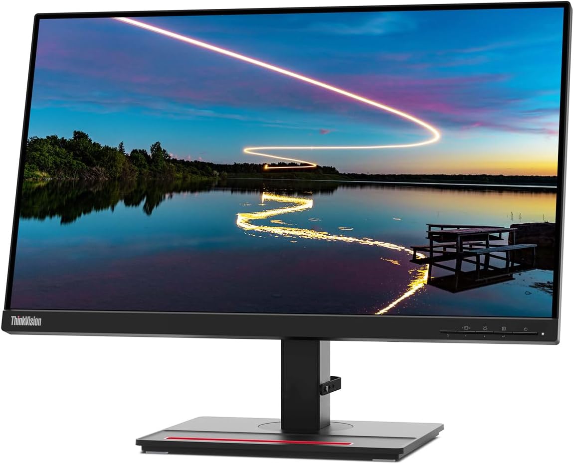 Lenovo ThinkVision T24m-20 24in Class Full HD LED Monitor - 16:9 - Raven Black - 23.8in Viewable