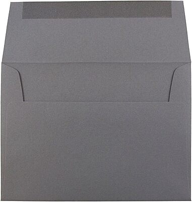 JAM PAPER Premium Dark Gray Invitation and Business Envelopes