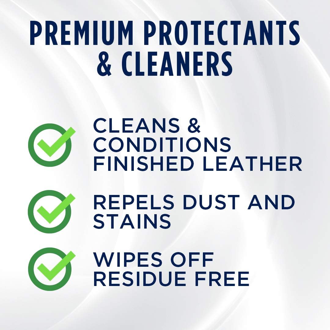 303 Products Leather 3-In-1 Complete Care - Cleans, Conditions, & Protects - Helps Prevent Fading & Cracking