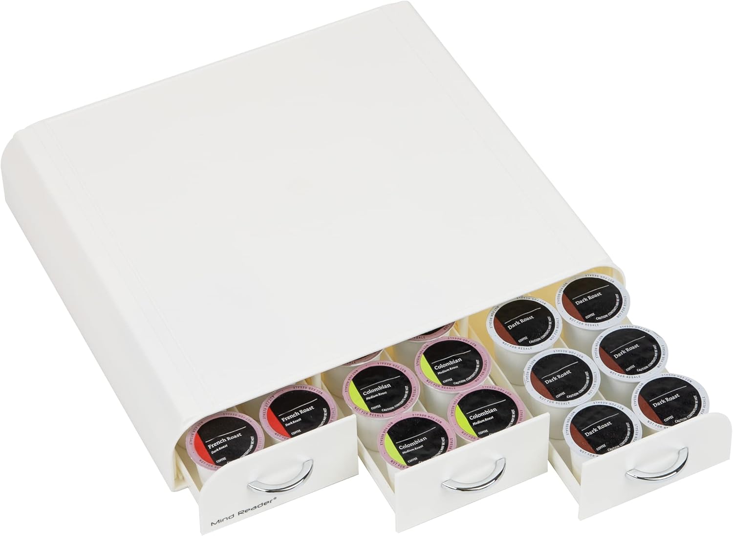 MIND READER Single Serve Coffee Pod Organizer - Countertop Drawer