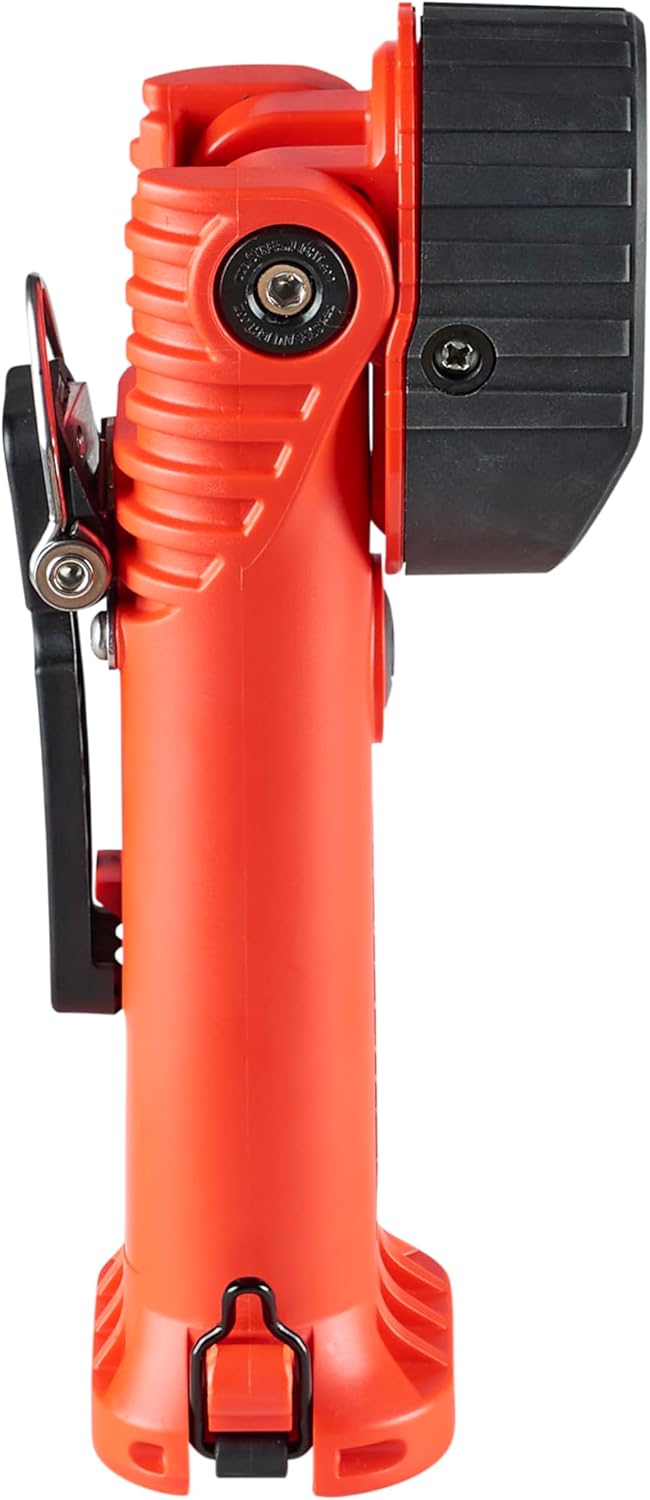 Streamlight 91802 Survivor Pivot 325-Lumen Right Angle Articulating Dual Beam Rechargeable Flashlight with 120V/100V AC/12V