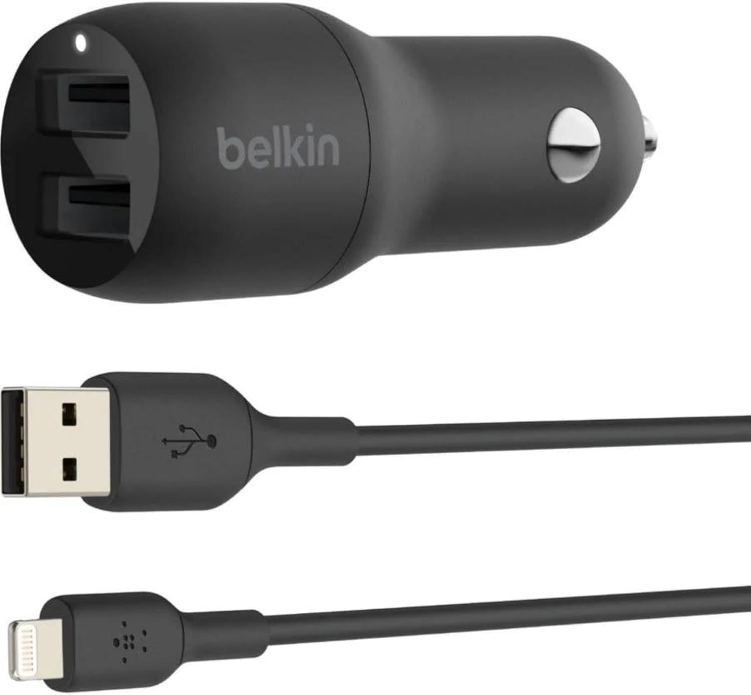 Belkin BOOSTCHARGE 24W Dual USB-A Car Charger