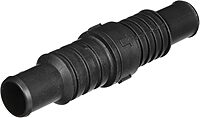 Whale LV1219 Non-Return Inline Valve, for Use with ¾-Inch and 1-Inch Diameter Pipes, Nitrile Construction, Black One Size