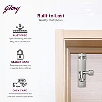 Tower Bolt Designer Type (without screws)/SS/1 x30/Aluminium / 2734