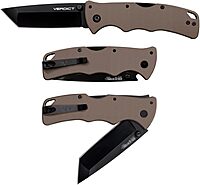 Cold Steel Verdict 3" AUS10A G-10 Handle Folding Knife with Tri-Ad Lock