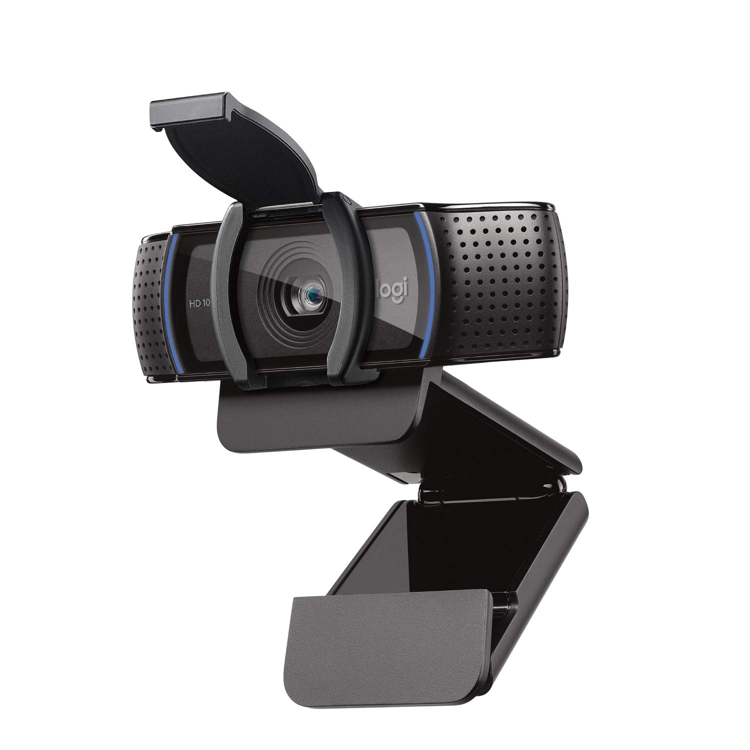 Logitech C920S HD Pro Webcam, Full HD 1080p/30fps Video Calling, Clear Stereo Audio, Light Correction, Privacy Shutter
