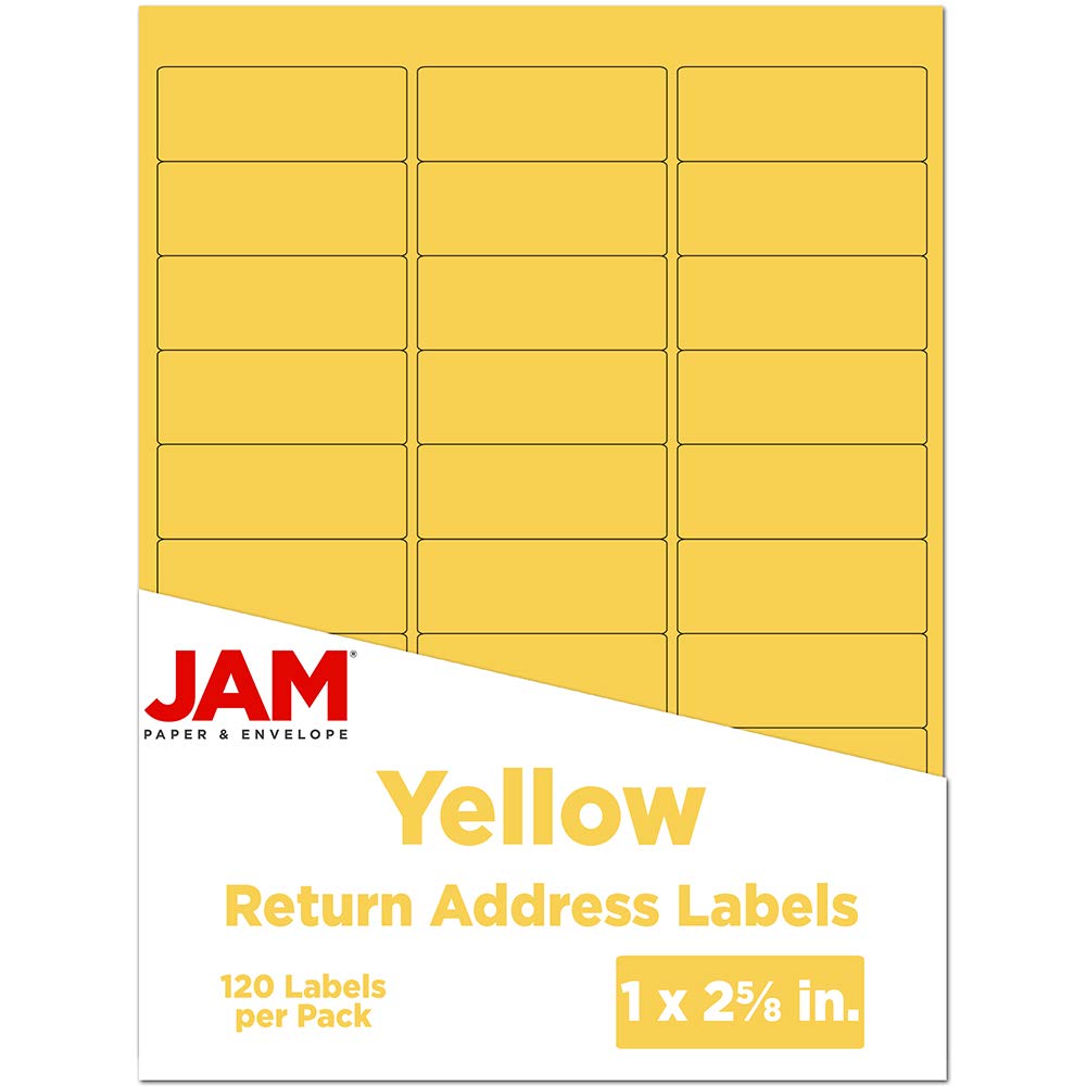 JAM PAPER Mailing Address Labels - Self-Adhesive Rectangular