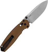 Kershaw Broadside Folding Knife, 3.5" D2 Steel Blade, G10 Handle, Durable and Reliable Tool for Everyday Tasks