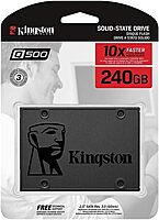 Kingston 240GB Q500 SATA3 2.5 SSD (SQ500S37/240G) 240GB Standard (2.5" SATA) Q500 Series