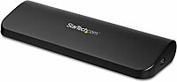 StarTech.com Dual Monitor USB 3.0 Laptop Docking Station with HDMI/DVI/VGA, 3x USB-A Hub, GbE, Audio