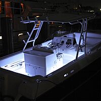 Lumitec 12-Inch Rail2 White/Blue Dimmable Output Light 101081