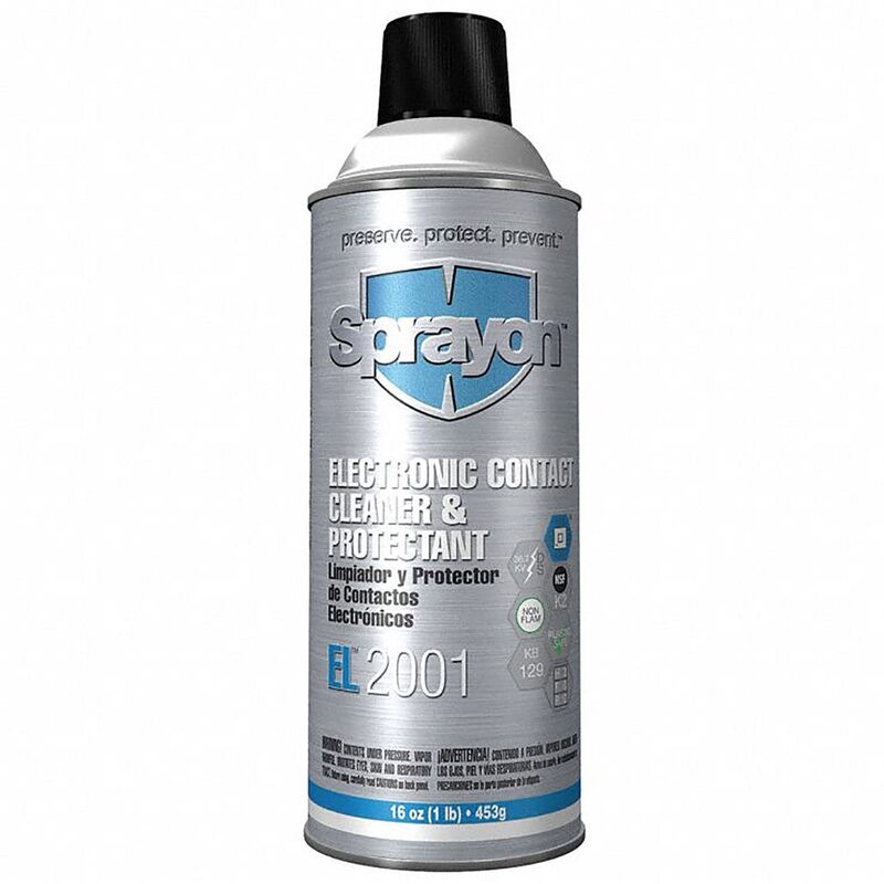 Sprayon Electrical Aerosol Spray Lubricant/Cleaner, 16 Oz Can, Case Of 12