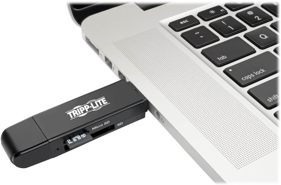 Tripp Lite USB C Memory Card Reader Adapter 2-in-1 USB-A / USB-C USB Type C, USB 3.1 Gen 1 (U452-000-SD-A)
