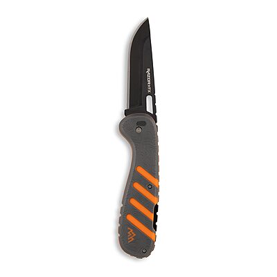 OUTDOOR EDGE Razor HTX 3.5" Folding Hunting Knife – Includes 5 Drop Point Blades, 1 Gut Blade