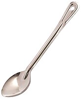 Browne 13" Heavy-Duty Conventional Solid Serving Spoon, Silver - 13 Inch