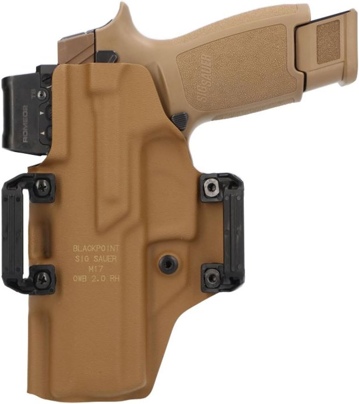 SIG SAUER P320-M17 Adjustable OWB BlackPoint Durable Lightweight Tactical Right-Handed Concealed Carry Holster
