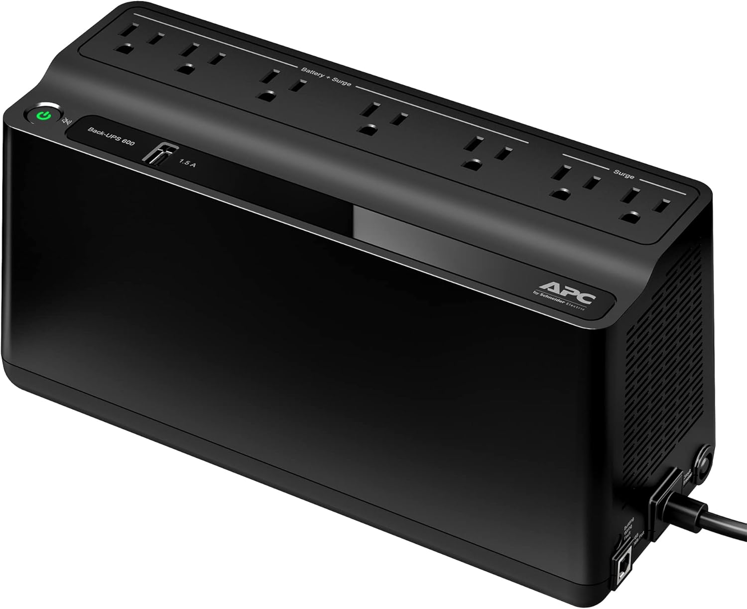 APC Back-UPS Battery Backup and Surge Protector UPS