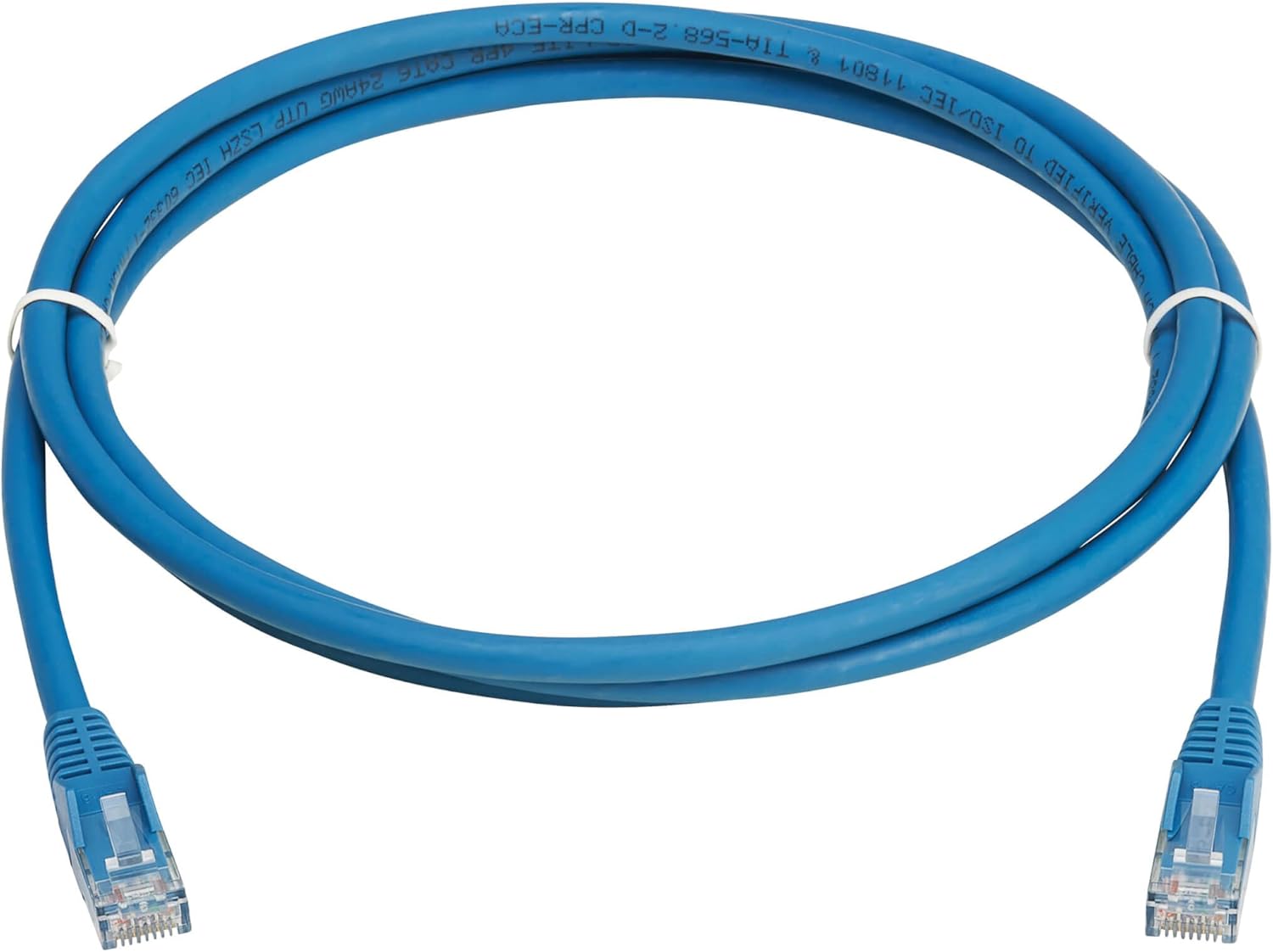 Tripp Lite Cat6 RJ45 PoE Gigabit Ethernet Cable, LSZH, Snagless
