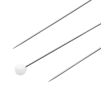 EXTRA FINE GLASS HEAD PINS