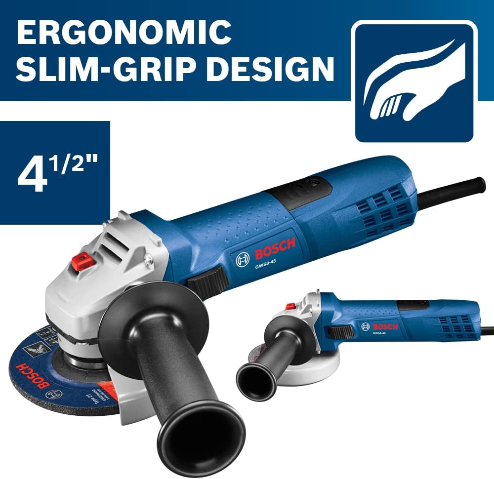Bosch GWS8-45 4-1/2 In. Angle Grinder Industrial