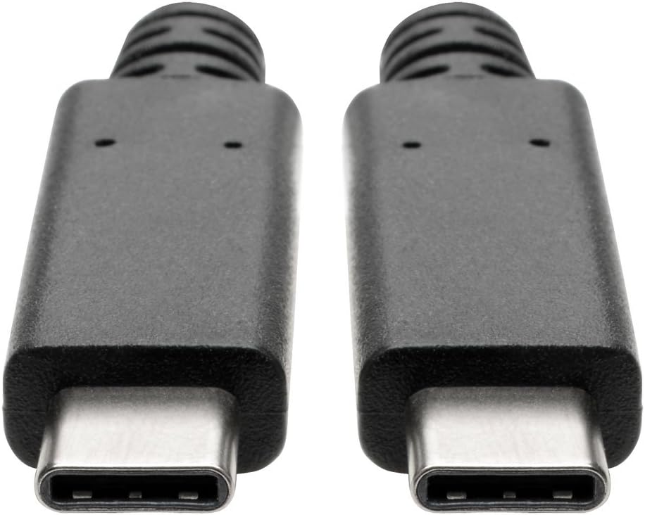 Tripp Lite USB C Cable w/ 5A Rating 20V (100W) 10 Gbps M/M USB 3.1 Gen 2 USB Type C USB-C USB Type-C 3ft 3' (U420-003-G2-5A)