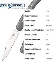 COLD STEEL Kudu Lite Folding Knife