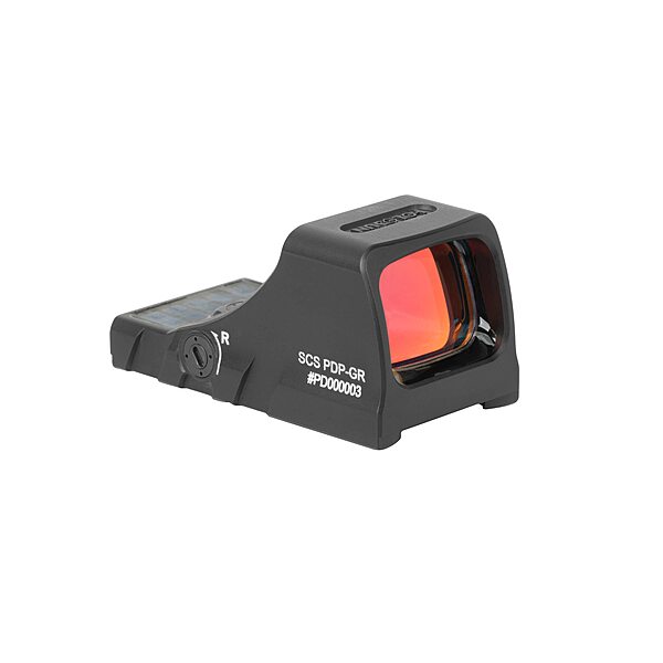 HOLOSUN SCS PDP Green Multi-Reticle 2 MOA Dot & 32 MOA Circle Reflex Pistol Sight Compatible with Walther PDP 2.0 Optics Ready Handguns - Solar Charging Sight with Multilayer Reflective Glass