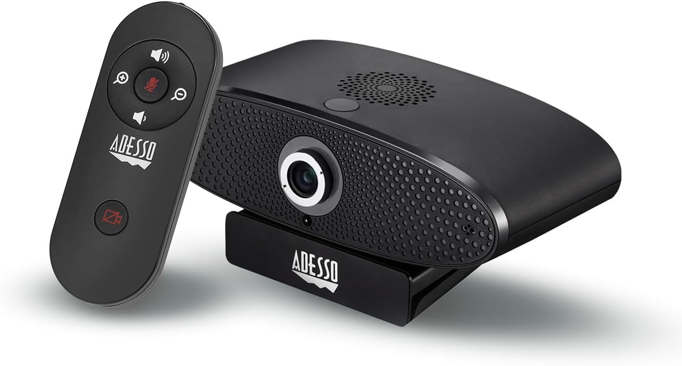 4K Webcam for Conference and Meeting Room, PC and Laptop with Remote Control Ultra HD Boardroom Camera with 8MP CMOS Sensor