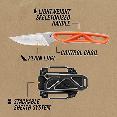 Gerber Gear EXO-MOD Caper Fixed Hunting Knife
