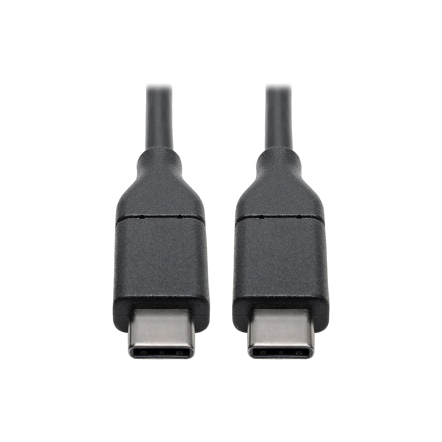 Tripp Lite USB 2.0 USB C Hi-Speed Cable w/ 5A Rating 20V M/M USB Type C USB-C Charging 6ft 6' (U040-006-C-5A),Black