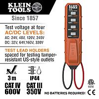 Klein Tools Digital Multimeter Test Kit with 11-in-1 Impact Rated Ratcheting Screwdriver/Nut Driver Tester Kit + Multi-Bit