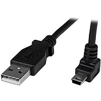 StarTech.com Angled Mini USB Cable - USB A to Mini B