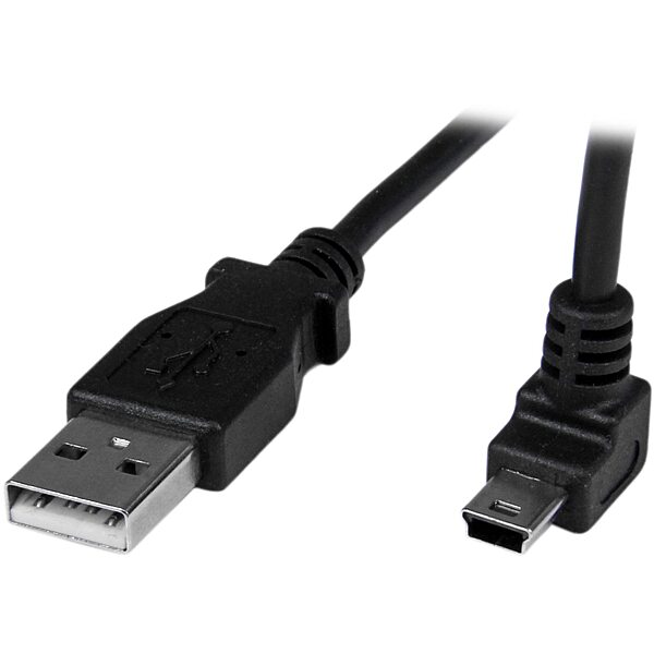 StarTech.com Angled Mini USB Cable - USB A to Mini B