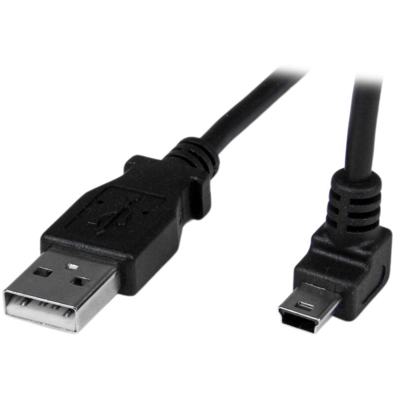 StarTech.com Angled Mini USB Cable - USB A to Mini B