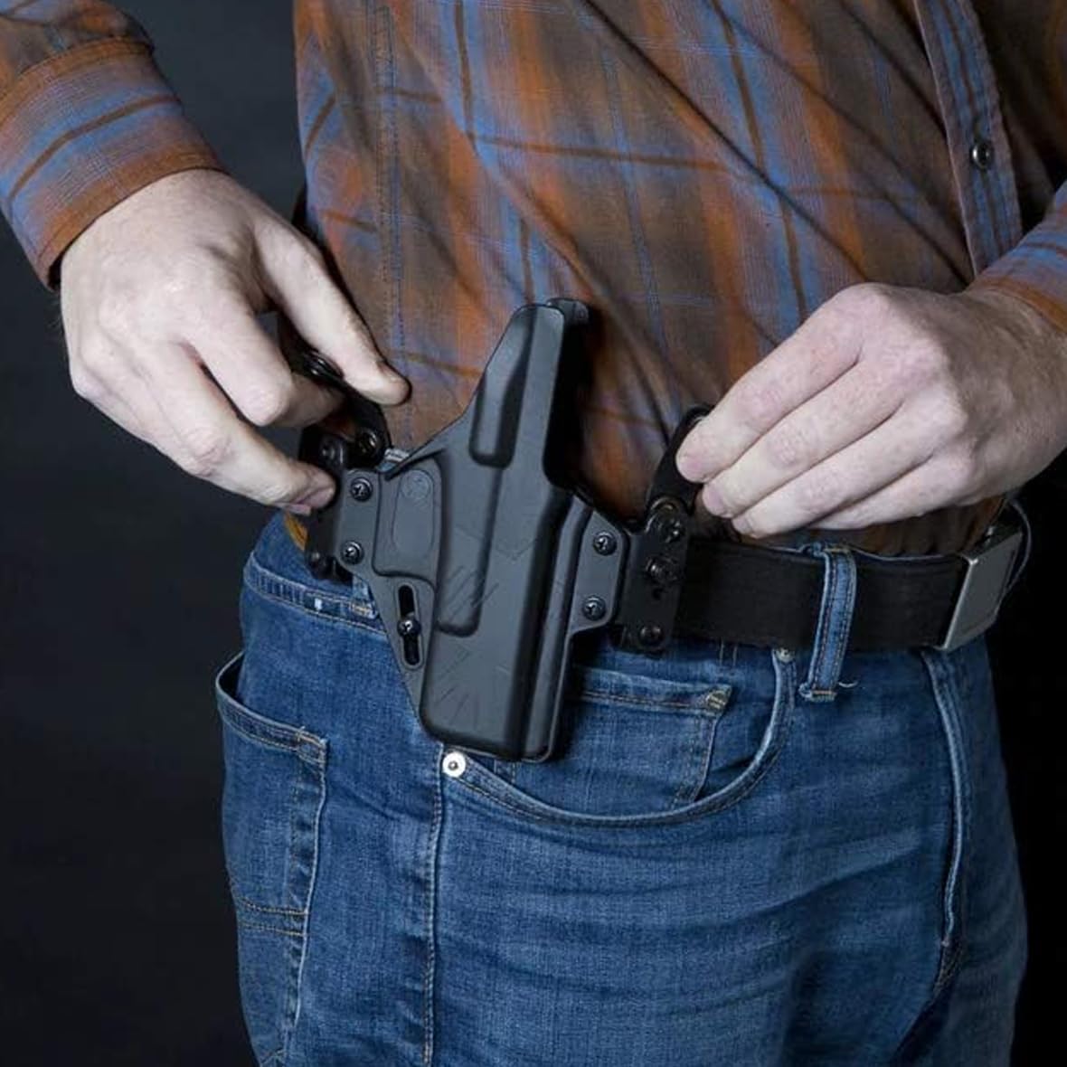 Raven Concealment Perun Holster Quick Mount Straps, Black, NSN N, PXQMSMP