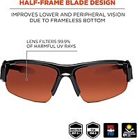 Ergodyne Skullerz DAGR Polarized Safety Sunglasses