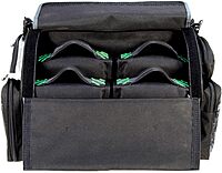 G. Outdoor Products Barn Range Bag with 4 Medium & 4 Compact Pistol Cases | Secure Handguns & Ammo Storage | Durable Waterproof Shooting Tactical Gear