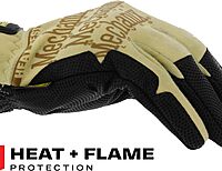 Mechanix Wear Heat Resistant Leather Work Gloves - Flame Resistant Goatskin Backed by FR Kevlar and Kovenex