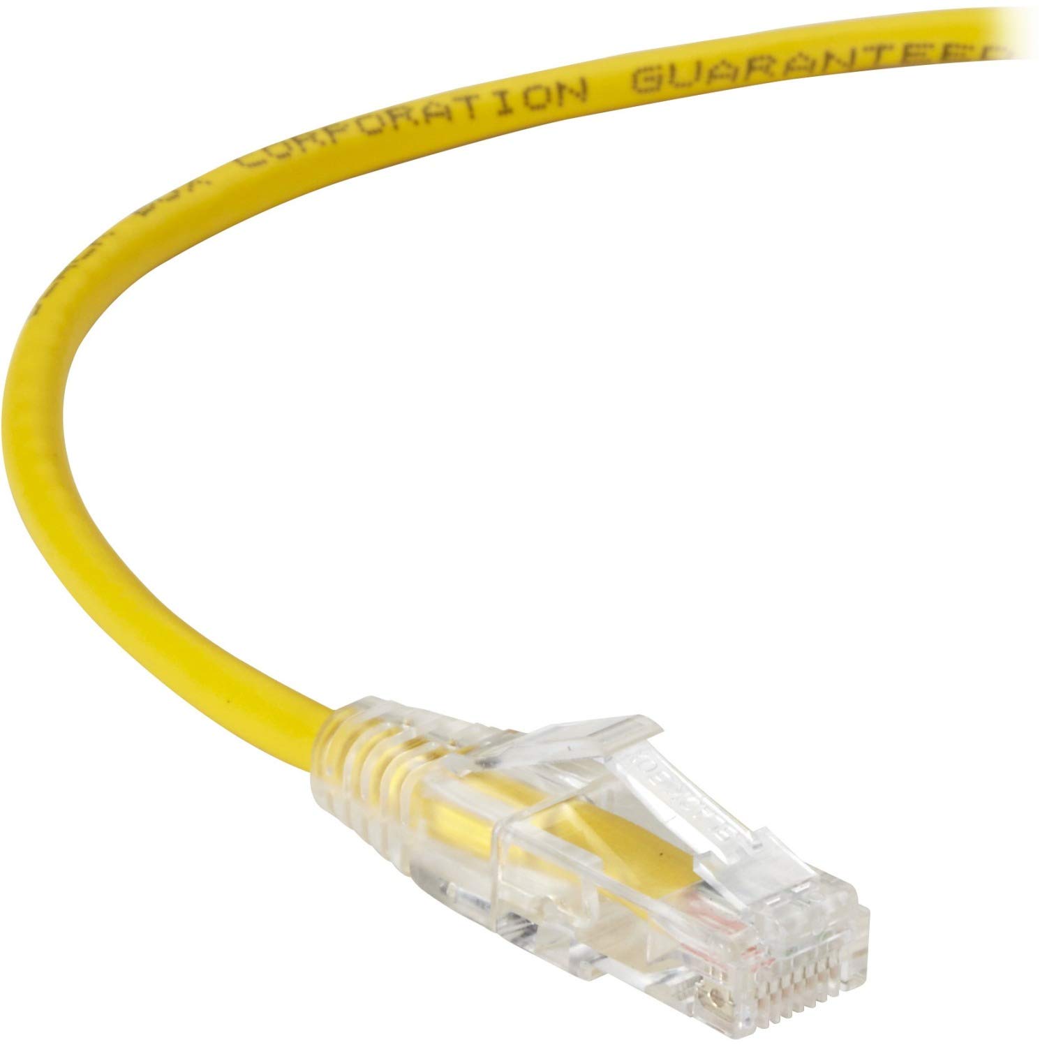 Black Box 2Ft Yellow Cat6a Slim 28Awg Pat