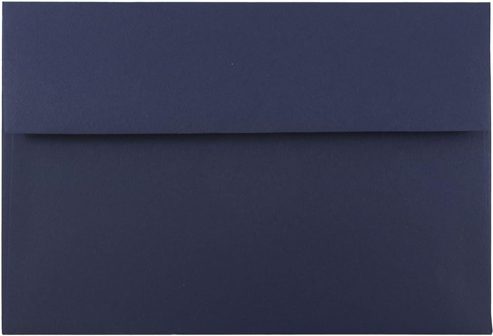 JAM PAPER Navy Blue Premium Invitation Envelopes - 25/Pack