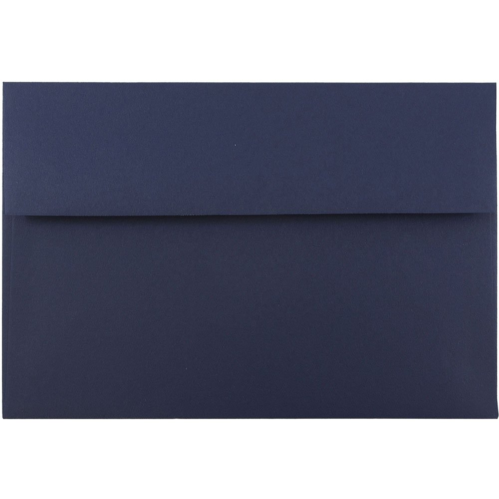JAM PAPER Navy Blue Premium Invitation Envelopes - 25/Pack