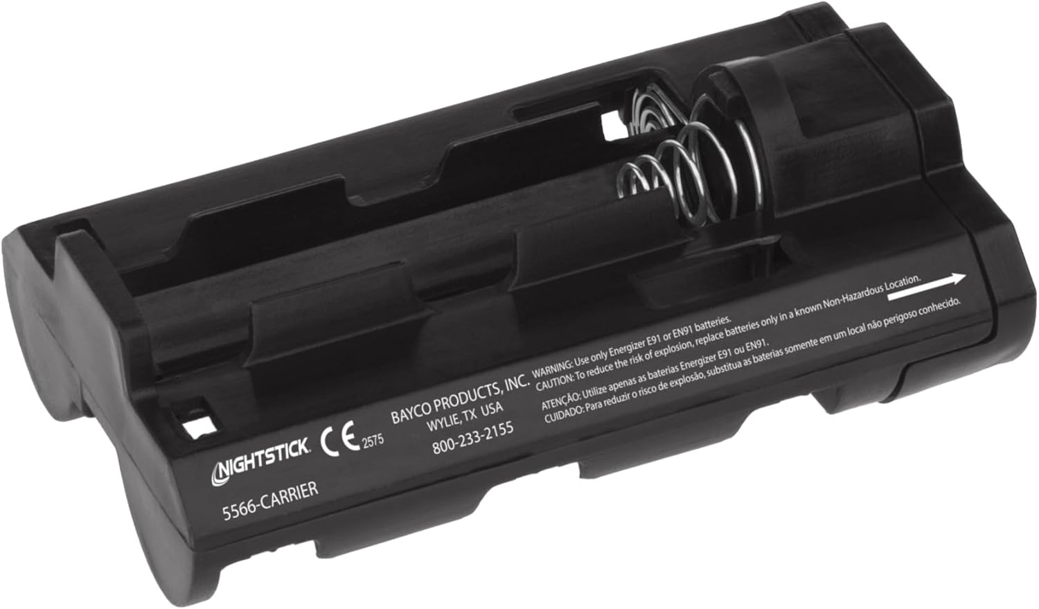 Nightstick 5566-CARRIER AA Battery Carrier for 5566/68 Intrant Angle Lights, Multicolor