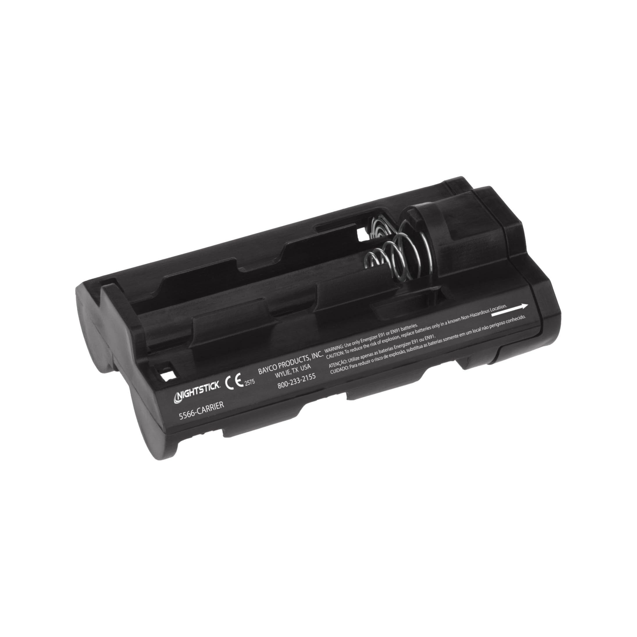 Nightstick 5566-CARRIER AA Battery Carrier for 5566/68 Intrant Angle Lights, Multicolor