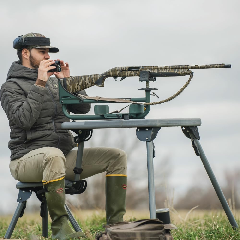 Caldwell Lead Sled 3 Adjustable Ambidextrous Recoil Reducing Rifle Shooting Rest for Sighting in and Shooting Stability