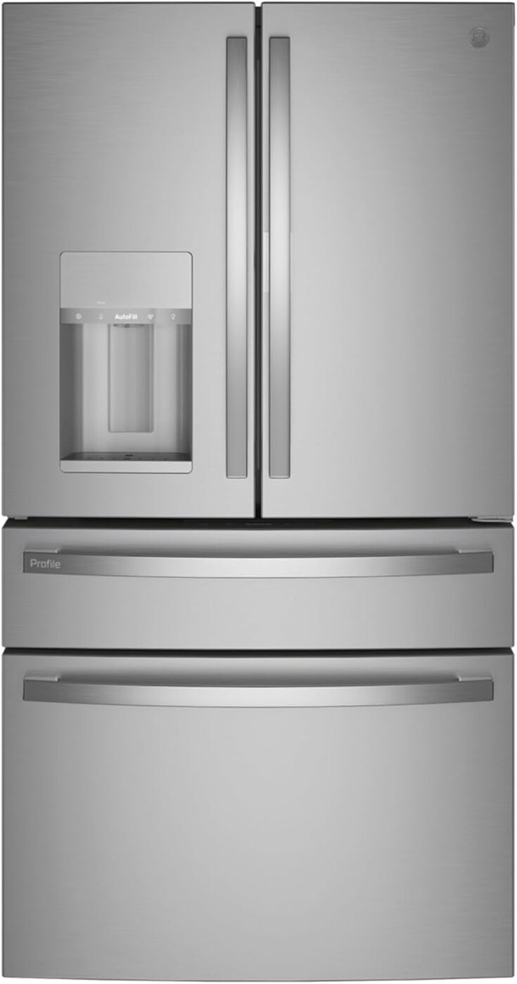 GE Perfil PVD28BYNFS Refrigerador inteligente de 27.6 pies cúbicos GE Perfil PVD28BYNFS Refrigerador inteligente de 27.6 pies cúbicos