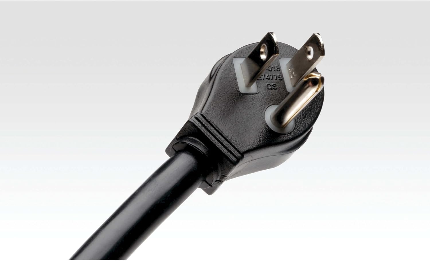 TRIPP LITE 12-Outlet Surge Protector Power Strip with Tel/Modem Protection, 8 ft Right-Angle Cord