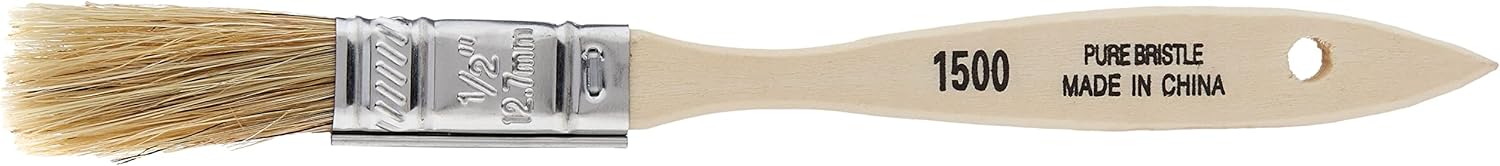 Linzer 1/2 in. W Flat White China Bristle Chip Brush