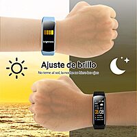 Pulsera Deportiva Inteligente con Monitor de Ritmo Cardíaco