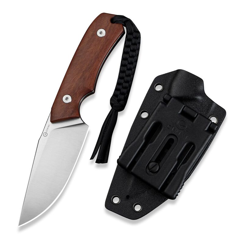 CIVIVI Gander Fixed Blade Knife with Kydex Sheath, 3.63" 14C28N Blade